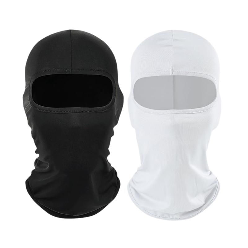 Balaclava Face Mask Dustproof Windproof UV Protection Open Eye Face Covers for Outdoor Sports Cycling Motorcycle Skiing, Black