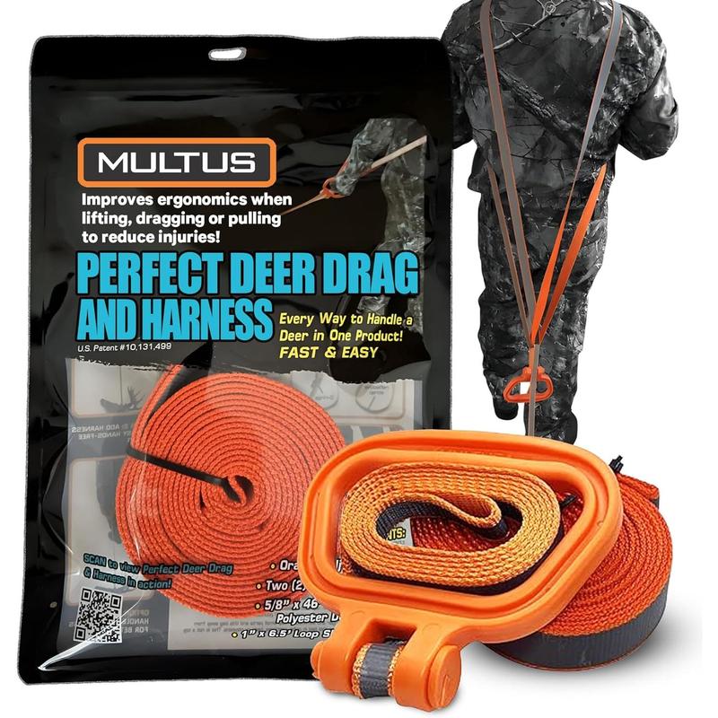 MULS: Deer Drag and Harness Hunting Gift For Men Every Way to Drag a Deer in ONE Product Fast & Easy! Hunting Gear Deer Dragging Rope