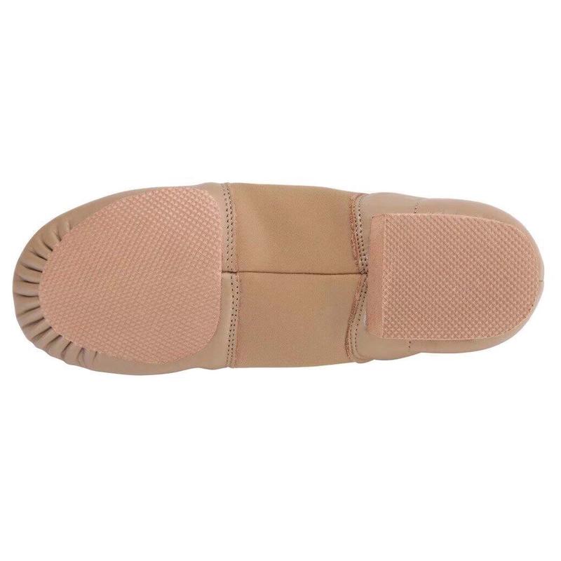 Linodes Unisex Leather Upper Jazz Shoe Slip-on for Women and Men's Dance Shoes