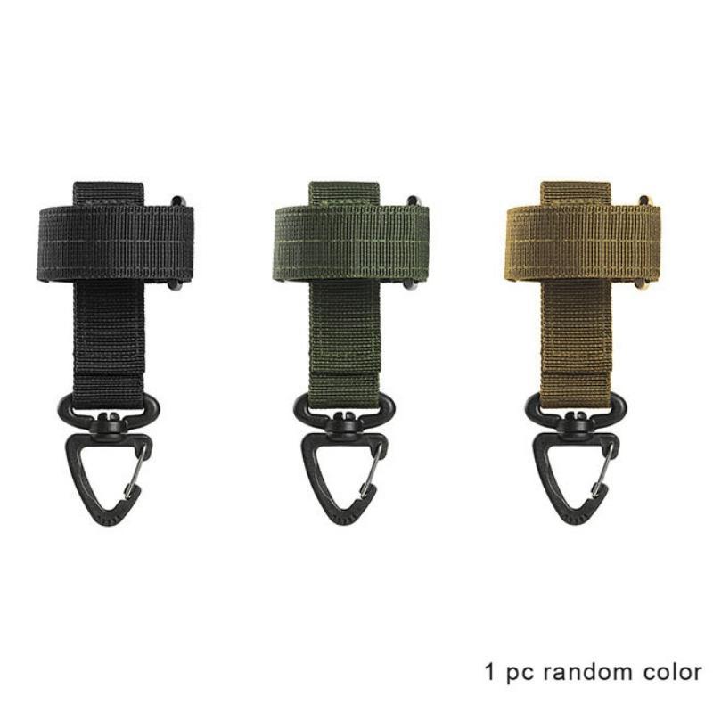 Random Color Rope Storage Buckle, 1 Count Outdoor Camping Backpack Carabiner, Outdoor Camping Hiking Accessories