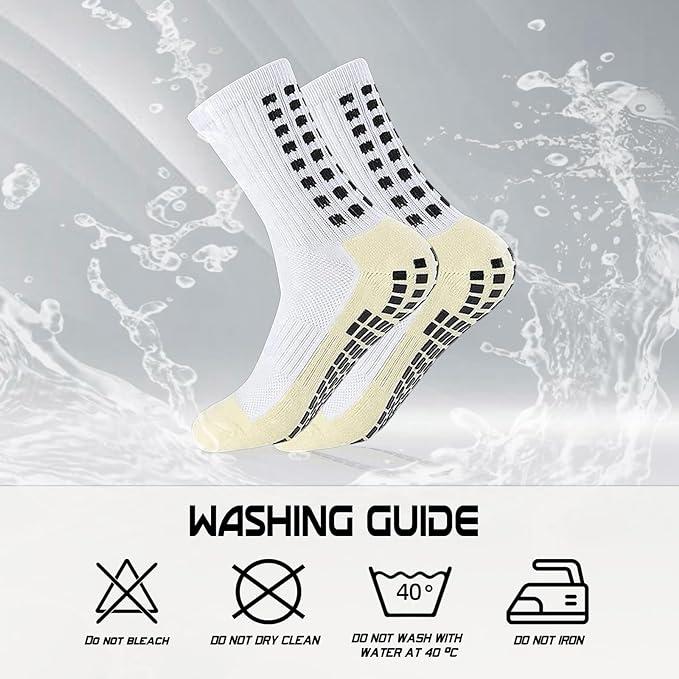 Men's Professional Soccer Socks,Anti Slip Mesh Breathable Non Slip Grip Pads For Men For Athletes for Football Basketball Sports,Grip Socks