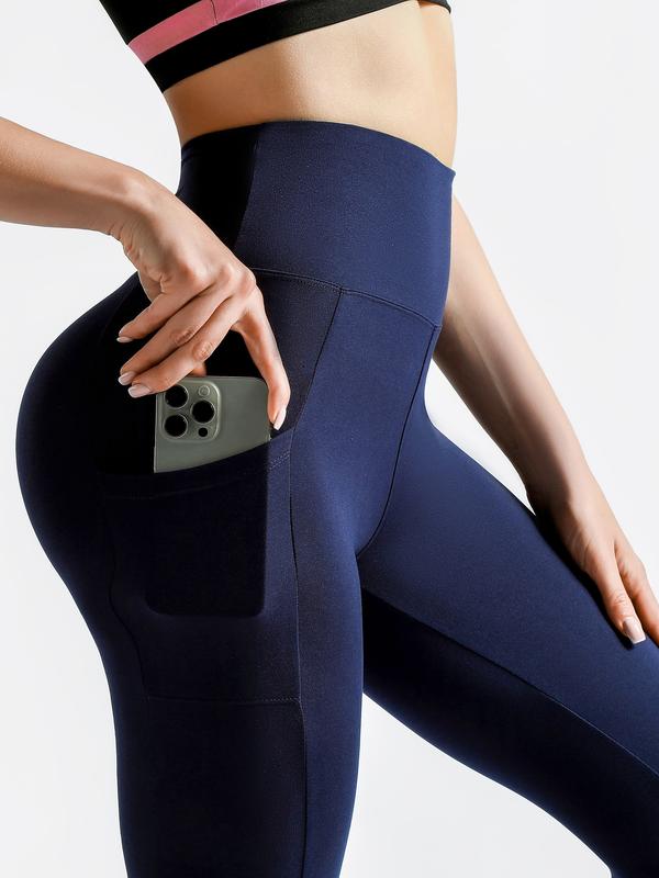 Leggings Women's High Waist Side Pockets Sport Leggings Abdominal Control Butt Lift Yoga Leggings, Women's Sportswear, Indoor and Outdoor Wear for Gym, Comfortable Women's Hips, High Stretch Yoga Pants yoga legging