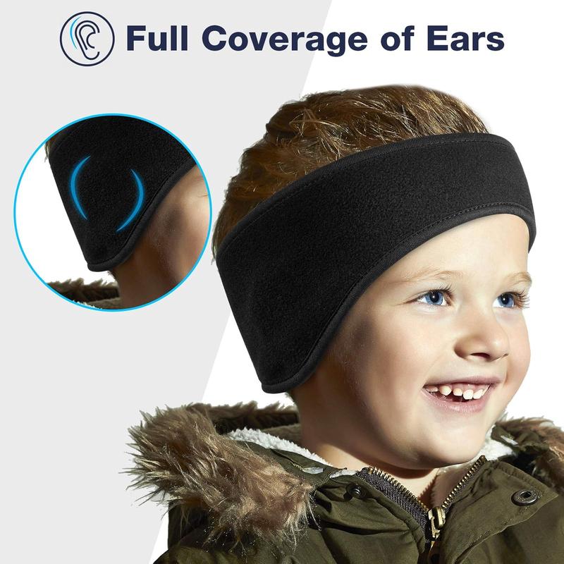 4 count  Fleece Headband Winter Ear Warmer Ear Muff Headbands for  Outside Sporting Running