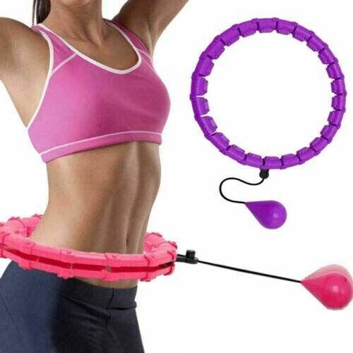 Custom Knots Weighted Hoola Fitness Hoop Adult Smart Hula Thin Waist Weight Loss