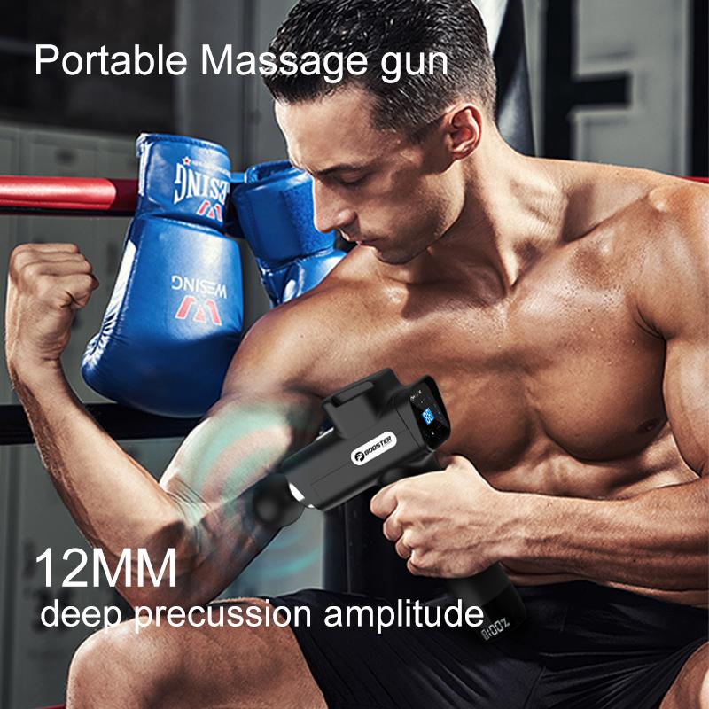 Upgraded Massage gun Deep Tissue Percussion Neck Back Body Massager Portable Fascia Gun Muscle Relaxation Electric Massager