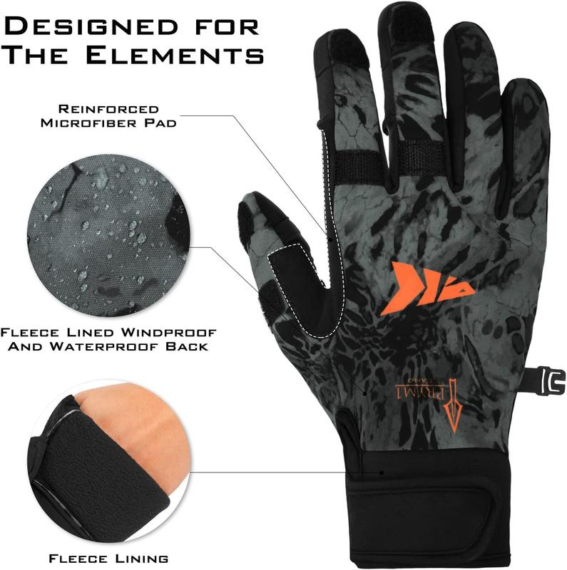 KastKing Mountain Mist Fishing Gloves for Men and Women - Ideal for Ice Fishing, Photography, or Hunting in Cold Winter Weather