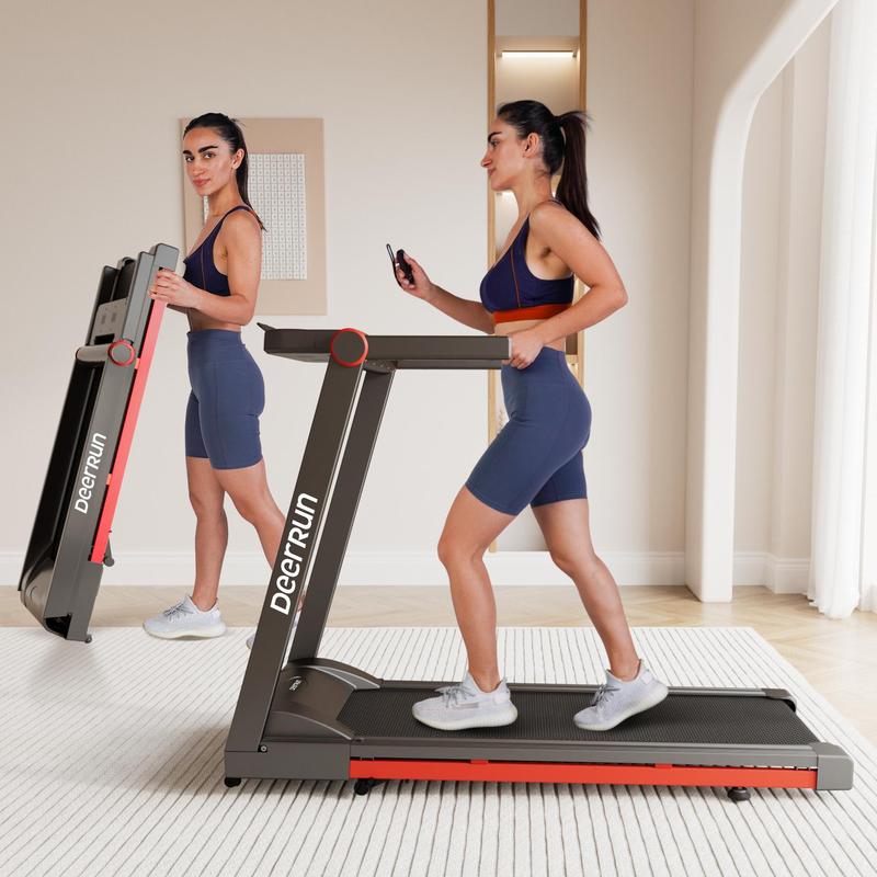 PitPat A1 Pro Incline Smart Treadmill Pace 16km 3.5HP Professional Fitness Equipment with Incline Handrail Column Folding with 350 LBS