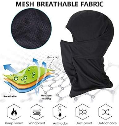 Balaclava Face Mask for Men Women - Ski Mask, Breathable Elastic Fit & Perfect for Outdoor Activities!