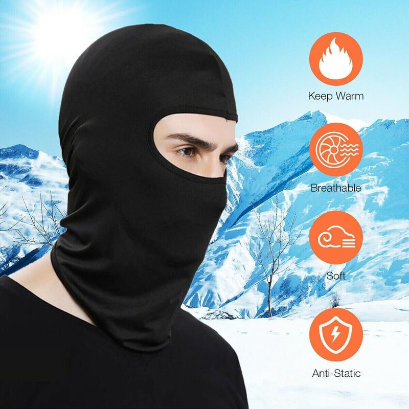 Tactical Balaclava Hood Mask Full Face Cover UV Protection Sheild for Men Women