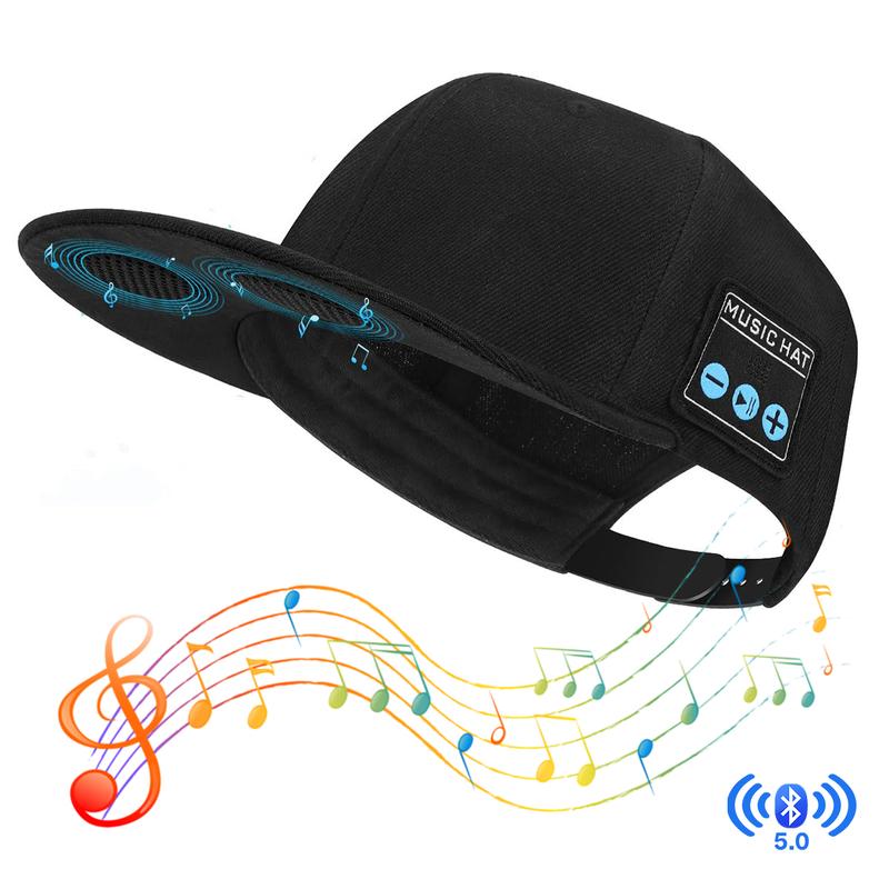 Hat with Bluetooth Speaker Adjustable Bluetooth Hat Wireless Smart Speakerphone Cap for Outdoor Sport Baseball Cap is The Birthday Gifts for Men Women Boys Girls