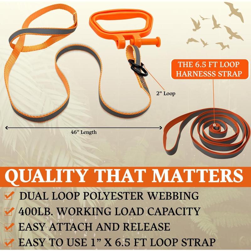 MULS: Deer Drag and Harness Hunting Gift For Men Every Way to Drag a Deer in ONE Product Fast & Easy! Hunting Gear Deer Dragging Rope