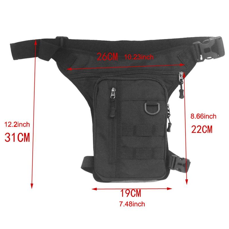 Outdoor Cycling Leg Bag, Multifunctional Leg Bag, Climbing Bag, Motorcycle Bag, Casual Sling Bag, Sports Waist Bag for Men