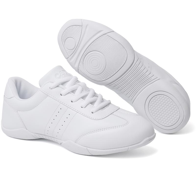 Cheer Shoes Women White Cheerleading Shoes Girls & Youth Varsity Cheer Shoes for Kids Athletic Dance Shoes Flats