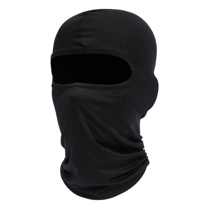 Balaclava Face Mask Dustproof Windproof UV Protection Open Eye Face Covers for Outdoor Sports Cycling Motorcycle Skiing, Black