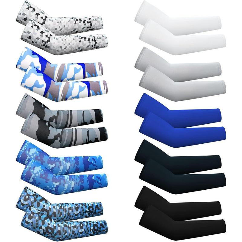 Arm Sleeves  Baseball Compression Sleeve Sun Protection UV Cooling Arm Cover for Youth