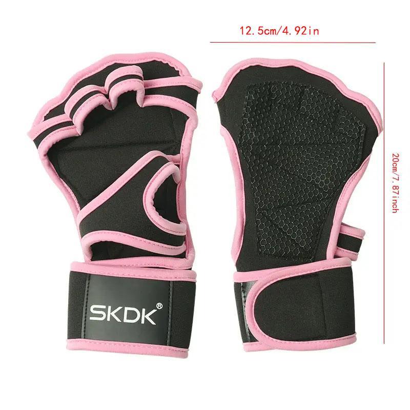 Weight Lifting Gloves, 1 Pair Diving Cloth Sports Fitness Gloves, Palm Protector Gloves, Wrist Protector Gloves, Non-slip Hand Gloves, Fitness Accessories, Workout Equipment, Gym Accessories, Gymtok