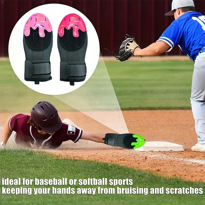 [Local warehouse shipments] 1pc ProPlayer Baseball Slide Glove, Elastic Sliding Hand Protector for Youth, Universal Left & Right Hand, PP Material, Non-Finger Exposure, Training Fielding Mitt for Baseball & Softball Flexible Baseball