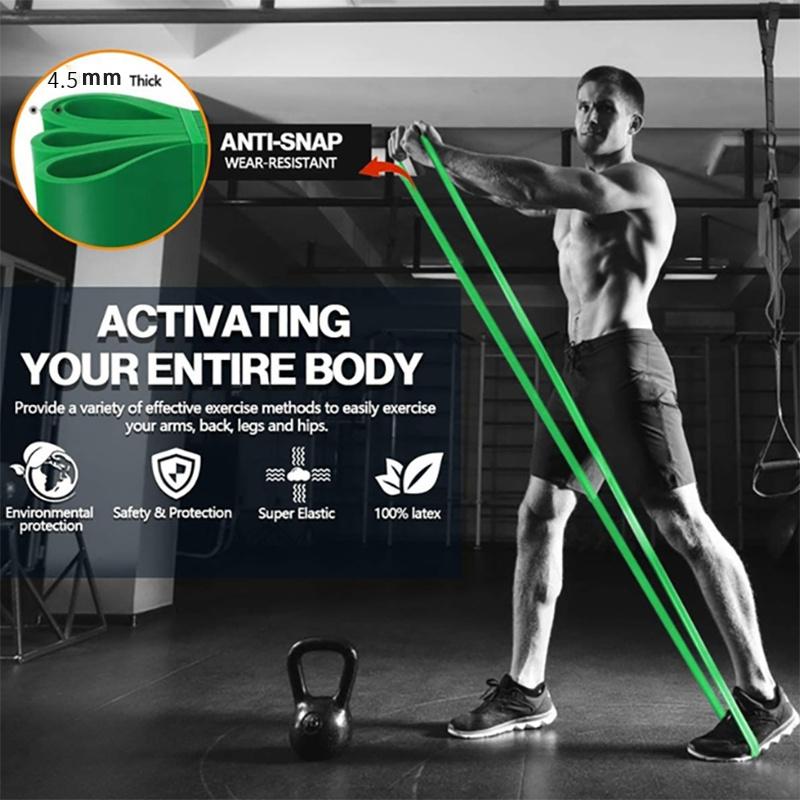 Exercise Yoga Resistance Band Set - High Performance Fitness Pull Cords for Leg Strength Training, Perfect for Home Workouts - Durable, Portable Alternative to the Gym