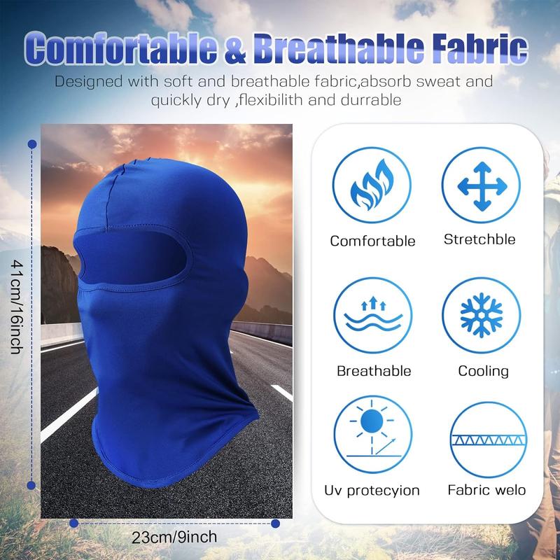 30 Pcs Balaclava Ski Face Mask Full Face Cover Mask UV Protection Cooling Neck Gaiter Summer for Men Women Winter Outdoor