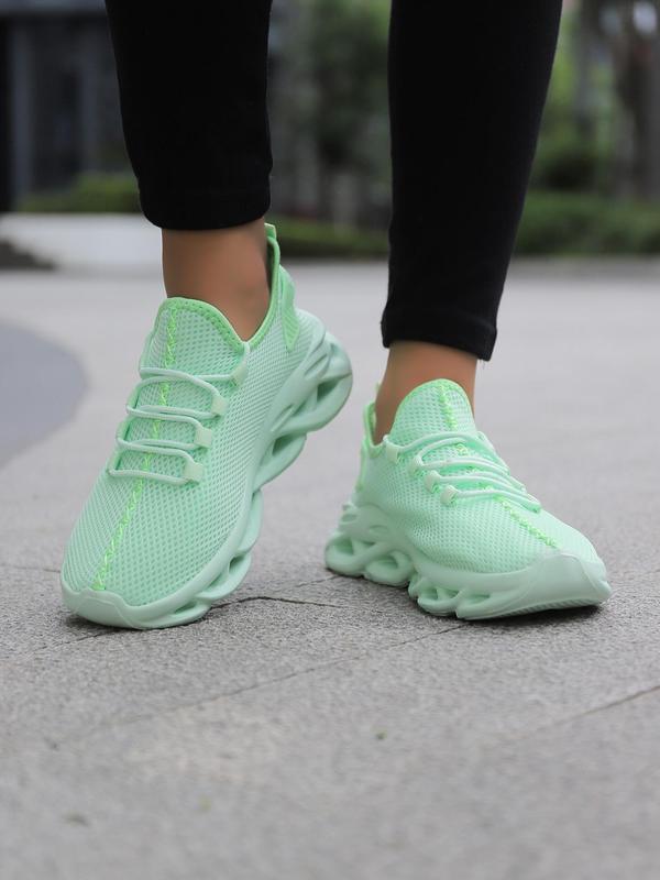 Women's Sporty Lace Up Running Shoes, Casual Breathable Comfortable Sports Shoes, All-match Round Toe Shoes for Daily Wear