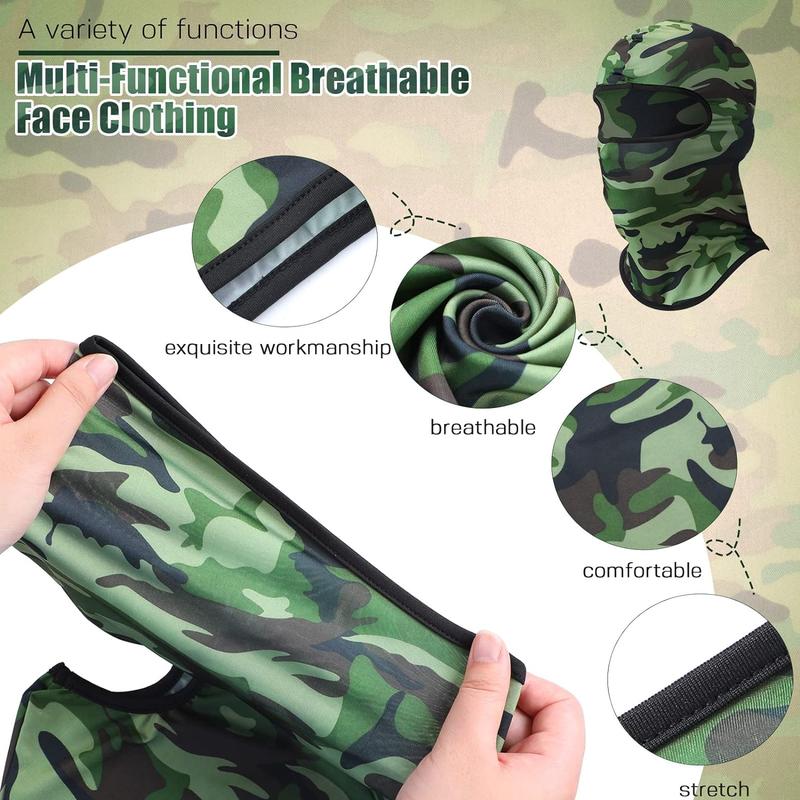 30 Pcs Balaclava Ski Face Mask Full Face Cover Mask UV Protection Cooling Neck Gaiter Summer for Men Women Winter Outdoor