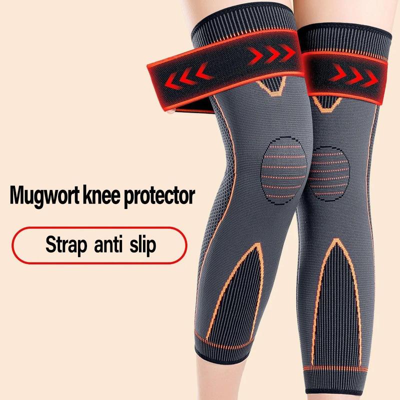 Aicao knee protection for warmth, old cold legs for men and women,  old man long sleeve for anti slip leg protection in autumn and winter Lightweight Compression Knee Sleeves