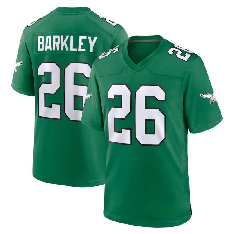 Men's Eaglle Green Football Team Jersey, Barkley Football Jersey Shirt, Players Game Jersey Shirt, America Men Football Jersey, 3D Sports Jersey, Game Day Outfit, Sports Fan Outfit, Gift For Football Fan, Gift For Him, Gift For Boyfriend