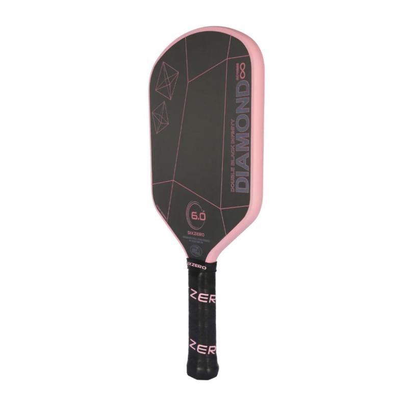 Six 6.0 Zero Pickle Ball Paddle Infinity Edgeless Double Black Diamond Control 16mm - Unleash Your Potential with the Infinity Series Double Black Diamond Paddle