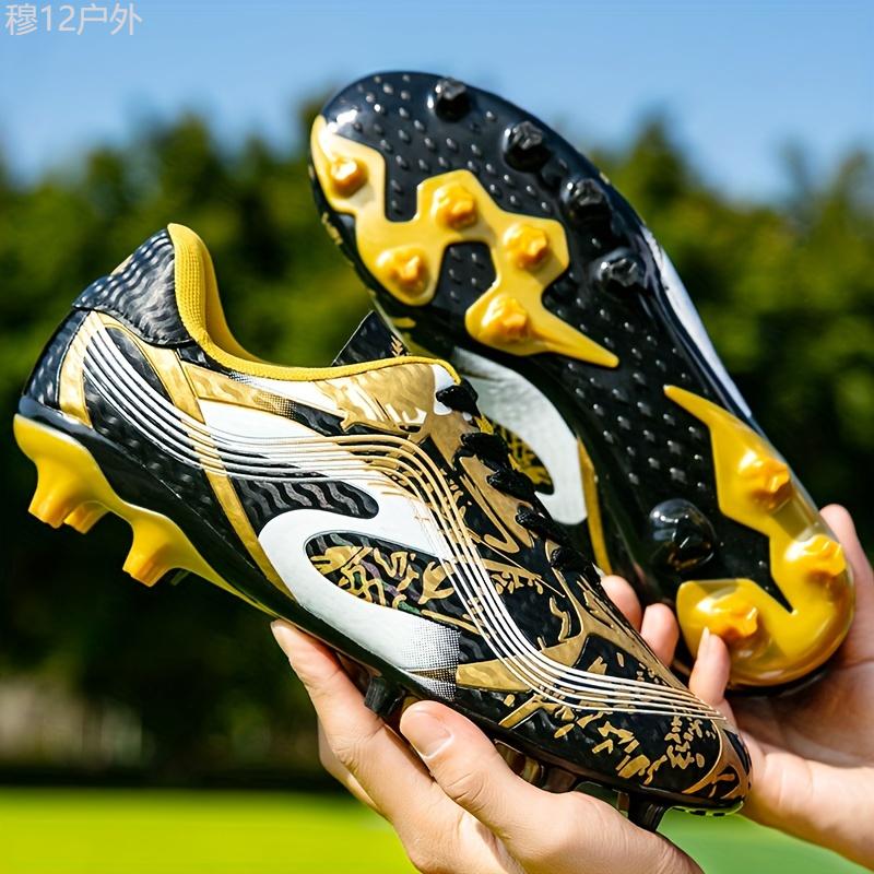 Professional Unisex FG Football Boots - Anti-skid Breathable Lace Up FG Soccer Cleats for Outdoor Games