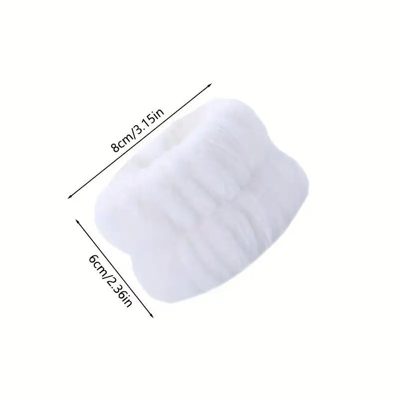 2pcs Flannel Wrist Band, Absorbent Towel Wristband, Multifunction Reusable Anti-sweat Wristband