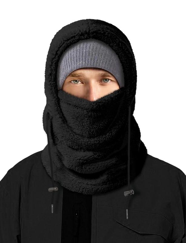 Balaclava Winter Ski Mask for Men & Women – Fleece Face Mask, Windproof Hooded Scarf, Warm Neck Cover for Cold Weather