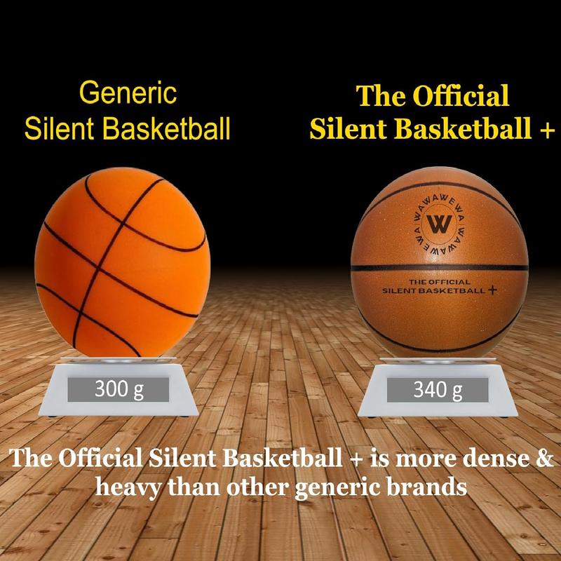 Silent Basketball Size 7 Grooved Airless Foam for Quiet Indoor Training Summer Sale