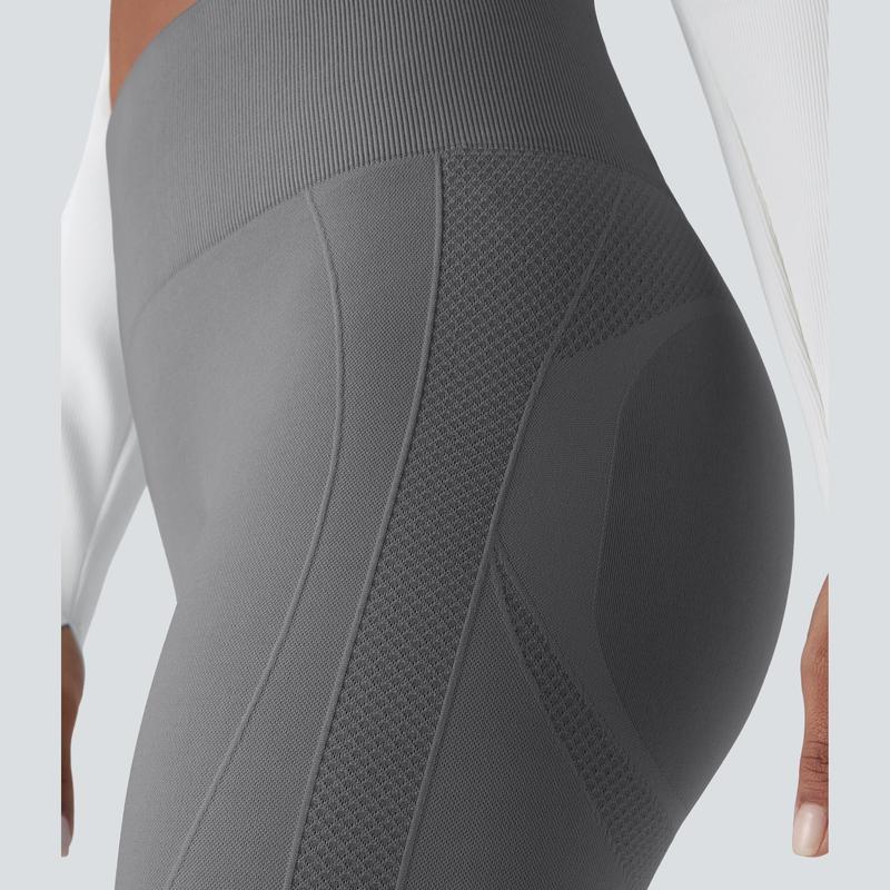 Halara Seamless Flow High Waisted Tummy Control Butt Lifting 7 8 Yoga Leggings