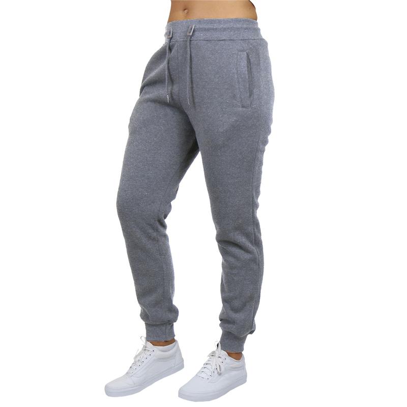 Galaxy By Harvic Women's Comfortable Loose Fit Plain Polyester Fleece Jogger Sweatpants