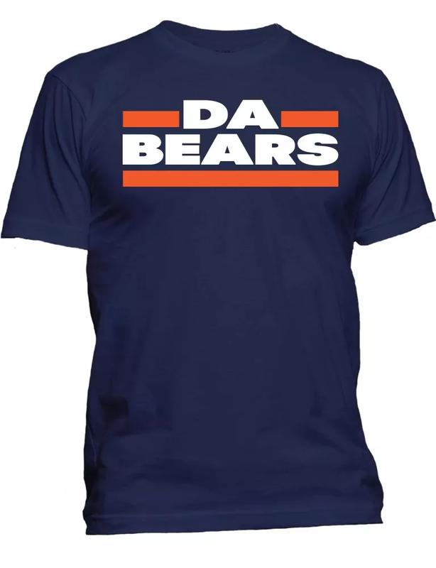 Men's DaBearsChicagoshirt Football T-Shirt Sports Fan Graphic Tee