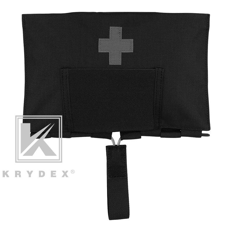 KRYDEX LBT-9022B-T Blow Out MOLLE Medical Pouch Emergency Survival Kit Bag IFAK First Aid Storage Pouch