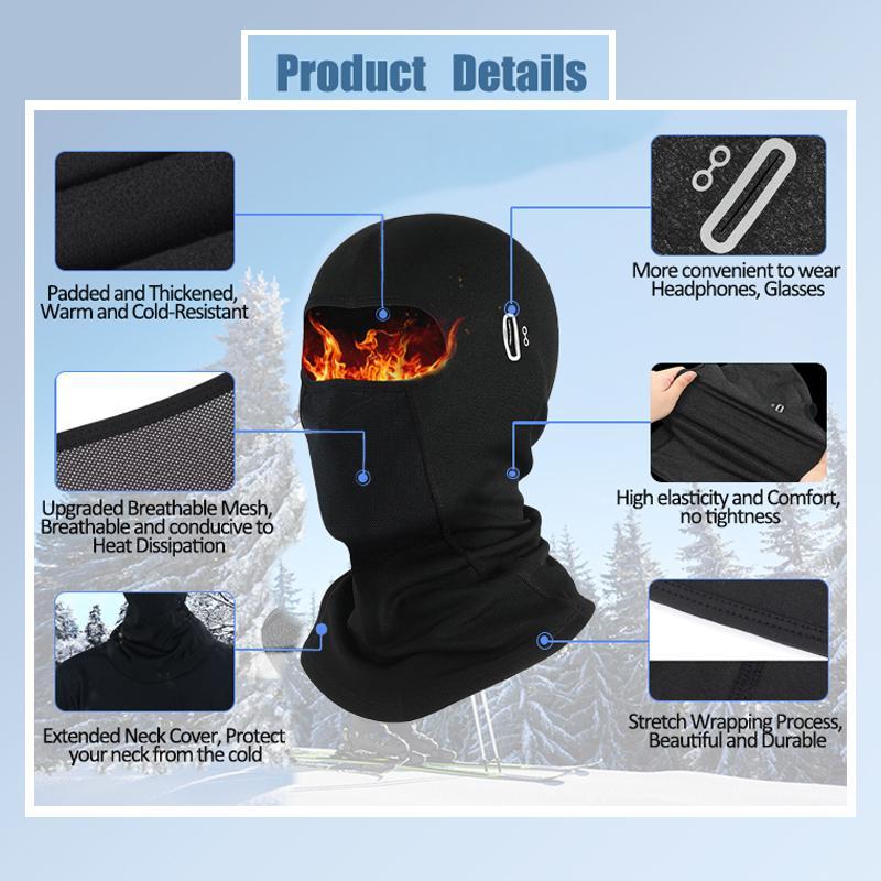 Winter Windproof & Warm Face Mask, Full Face Protection Mask, Outdoor Cycling Skiing Skateboard Mask, Sports & Outdoor Accessories, Christmas Gift, Christmas Gift