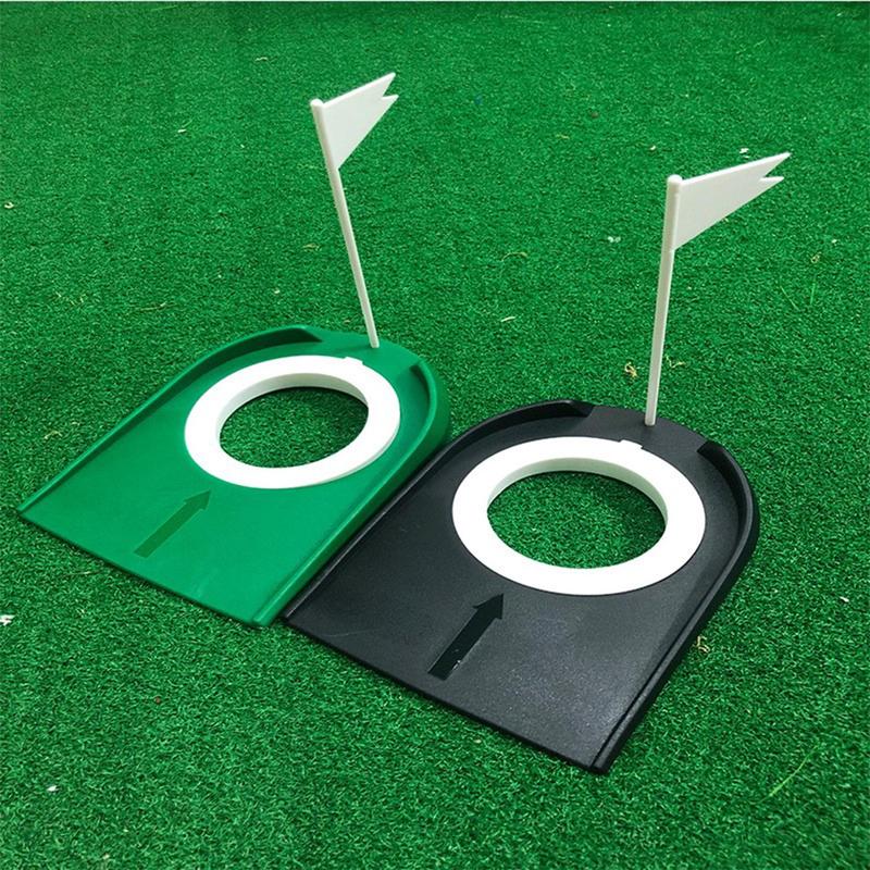 Golf Putting Practice Mat, 1 Count Golf Putting Hole Plastic Equipment, Golf Training Accessories for Indoor Outdoor, Christmas, Christmas Gift