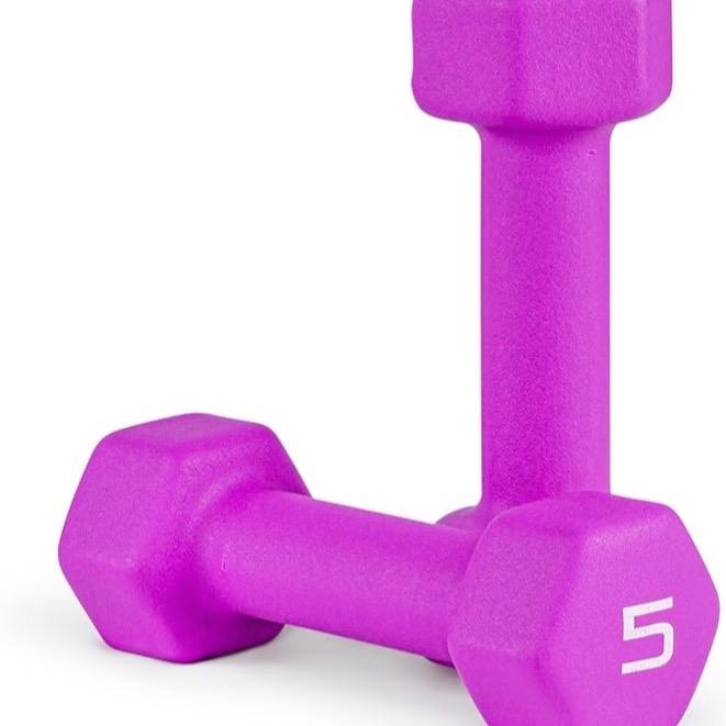 CAP Barbell Dumbbell Kids Children Women Men Weight Gym Muscle Training Exercise 5 lbs