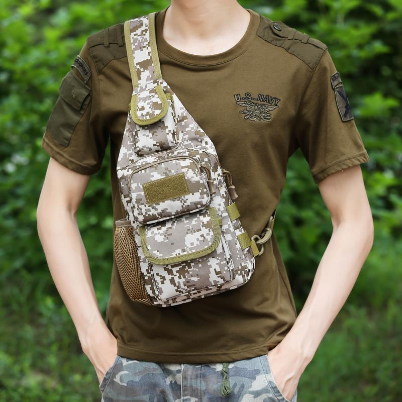 Maxoner Picnic Backpack Military Tactical Shoulder Bag Men Hiking Backpack Nylon Outdoor Hunting Camping Fishing Molle Army Trekking Chest Sling Bag