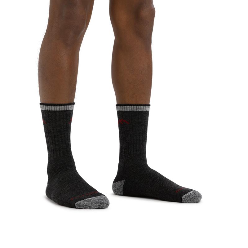 Darn Tough Men's Hiker Micro Crew Midweight Hiking Sock - Merino Wool, Nylon, Lycra Spandex