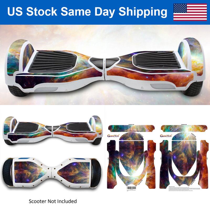 Rainbow Nebula Skin Sticker Decal for Self-Balancing Electric Scooter Hoverboard