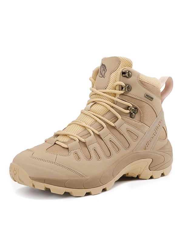 Men's Waterproof Hiking Boots, Casual Outdoor Lightweight Military Boots, Tactical Work Boots, Fashionable Shoes for Outdoor Activities