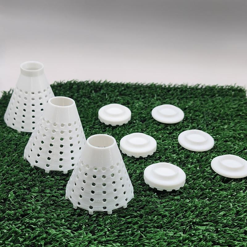 Flexible Golf Tees for Simulators, Flexible golf tees for Matts, and Flexible golf tees for Frozen Ground