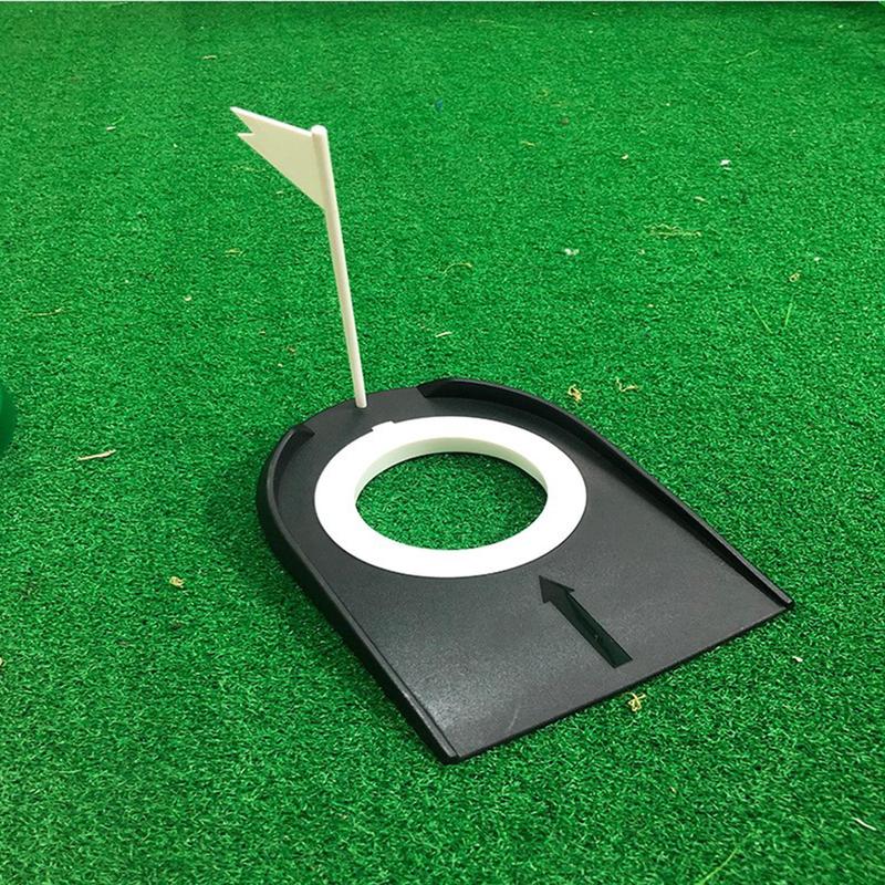 Golf Putting Practice Mat, 1 Count Golf Putting Hole Plastic Equipment, Golf Training Accessories for Indoor Outdoor, Christmas, Christmas Gift