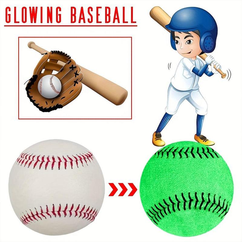 Christmas Glow in The Dark Baseball, Outdoor Sports Equipment for Night Training, Glowing Baseball for Night Games, Night Sports Supplies