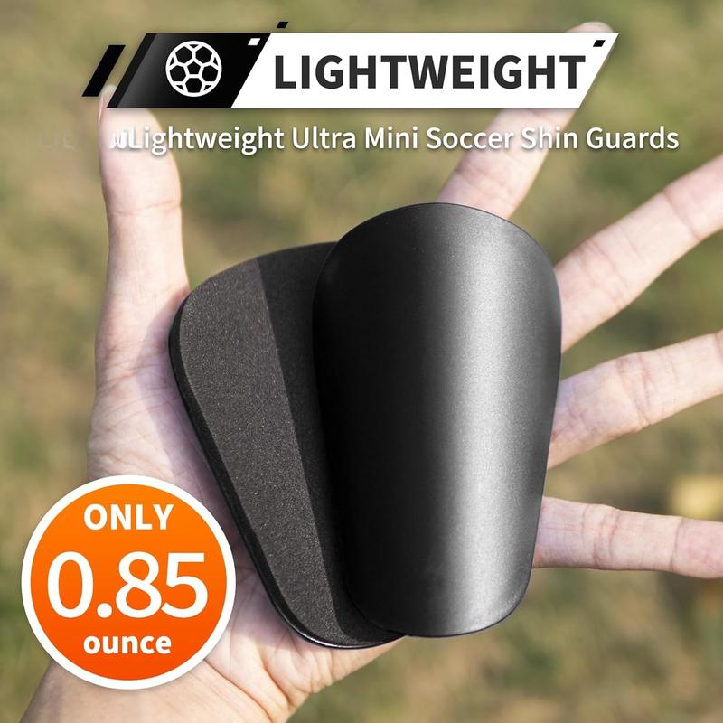 Soccer Extra Mini Shin Guards for Toddler Kids Youth and Adults - Ultra Miniature Shin Guards Soccer - Extra Small Shin Pads So Light and Comfortable for Boys, Girls, Men, and Women