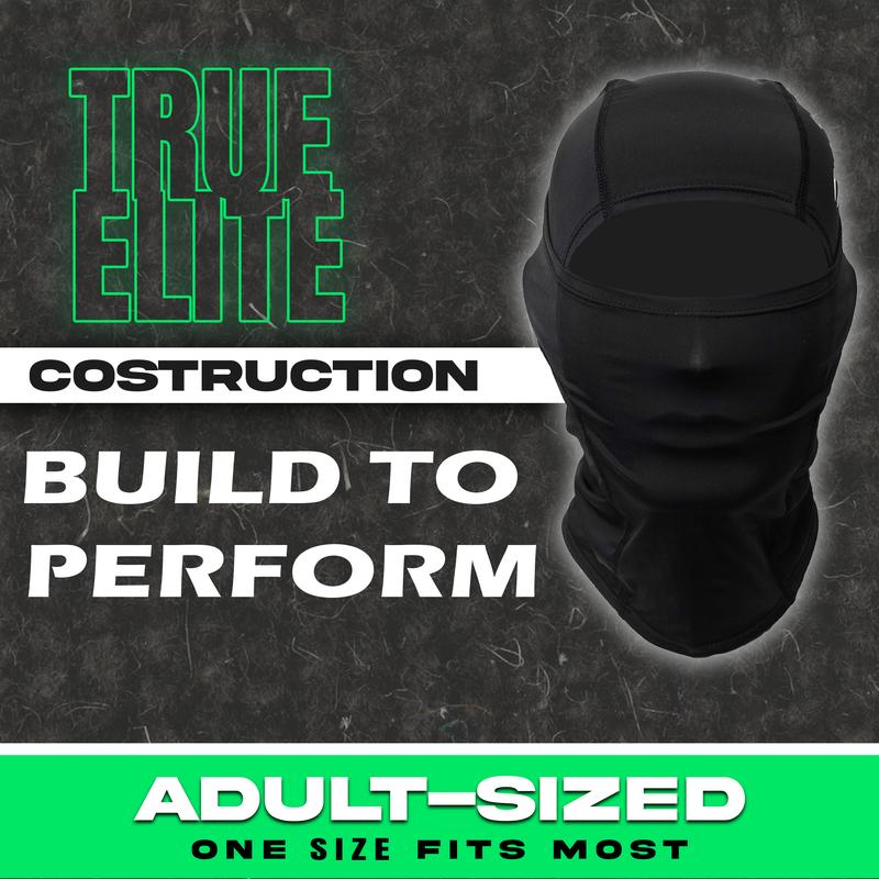 True-Elite Hypherwarm Ultimate Balaclava Ski mask Football Premium Yeat mask Hood Balaclava | Full Face, Lightweight, Windproof & Moisture Wicking