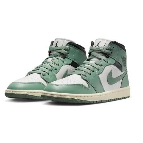 Women's Jordan 1 Mid Sail Jade Smoke-Anthracite (BQ6472 130)