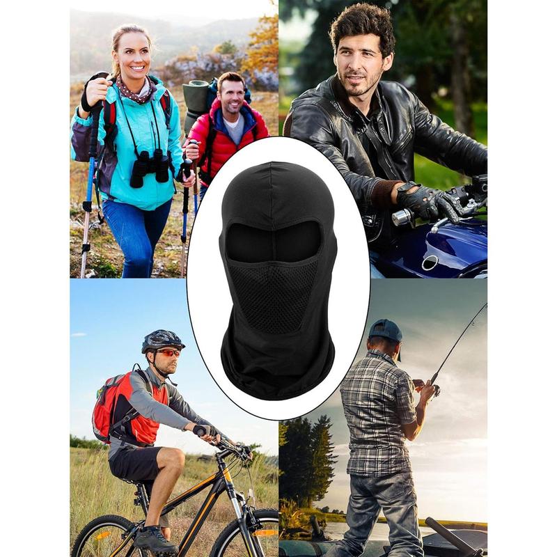 4-piece full face mask winter windproof neck sun protection breathable mask